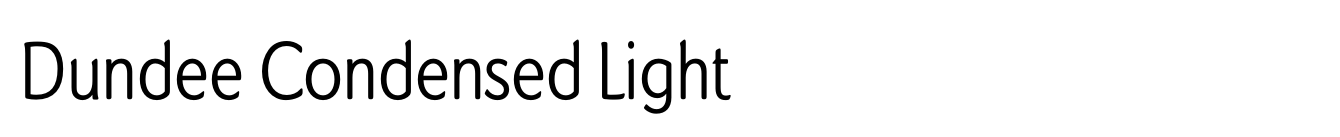 Dundee Condensed Light